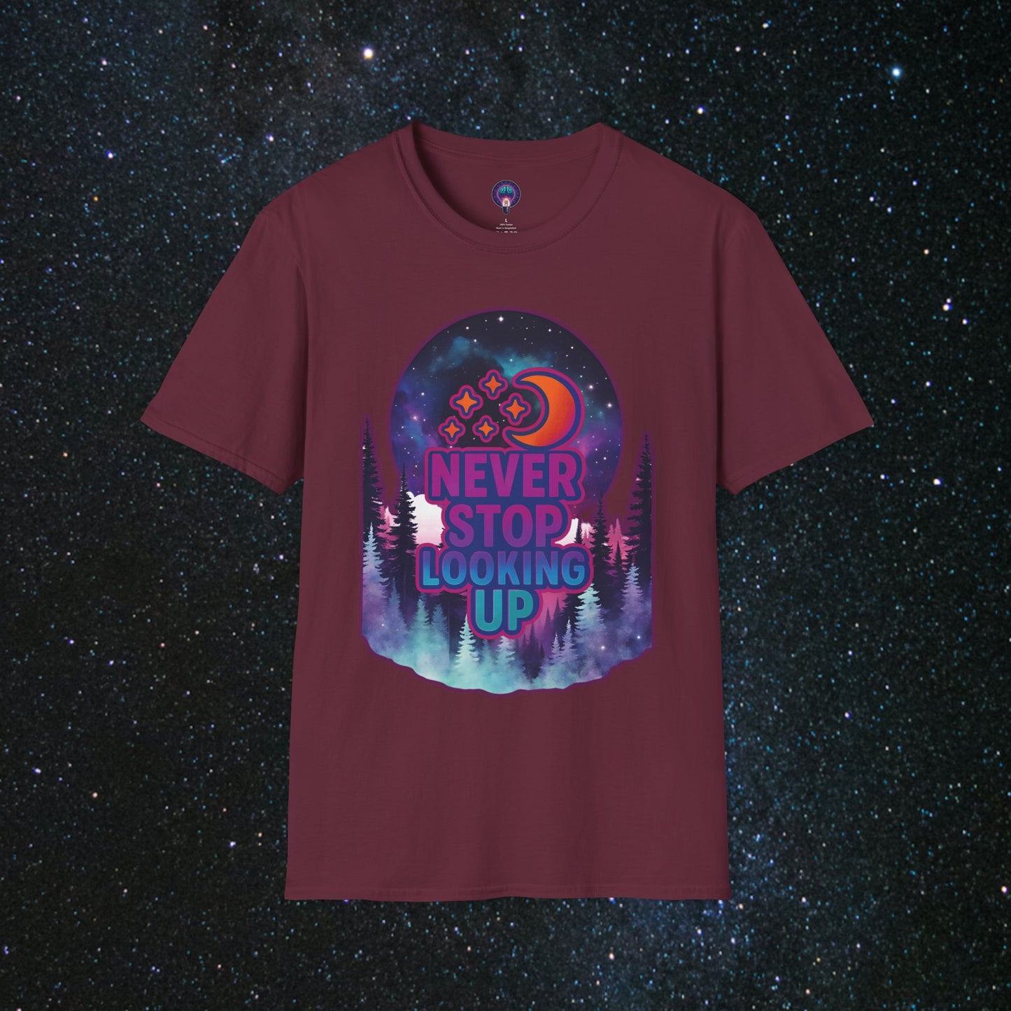 Never Stop Looking Up Softstyle Tee