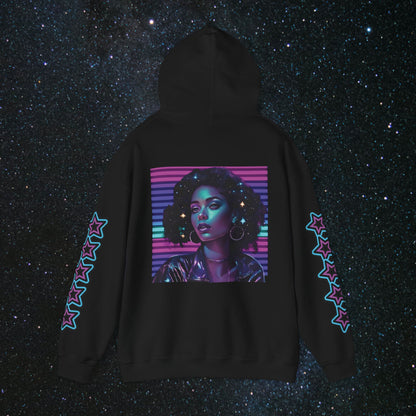 Retro Radiance - Women's Pullover Hoodie