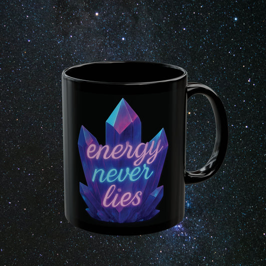 'Intuition' Black Mug