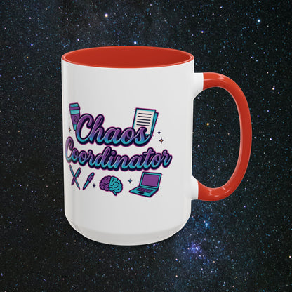 Chaos Coordinator Accent Coffee Mug