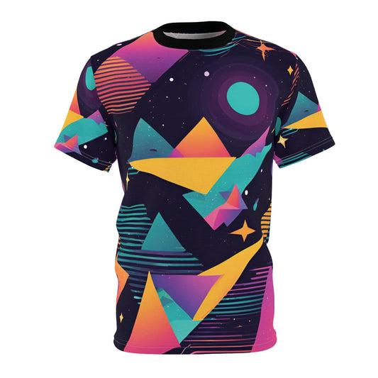 Retro Geometric Universe Tee