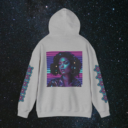 Retro Radiance - Women's Pullover Hoodie