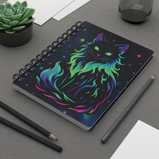 Cosmic Familiar Spiral Notebook