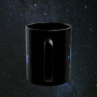 Manifest It Black Mug