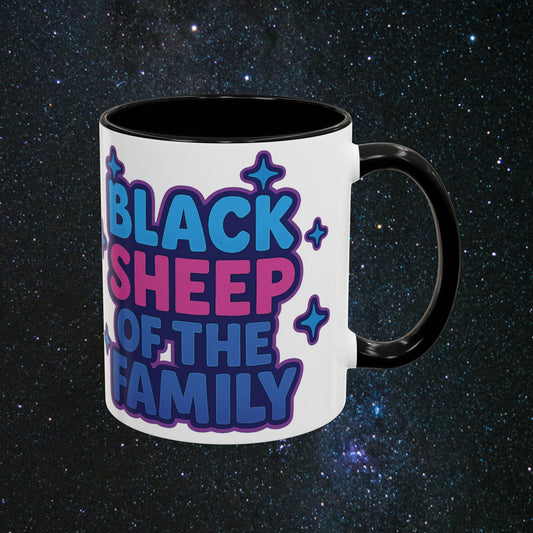 'Black Sheep' Accent Coffee Mug
