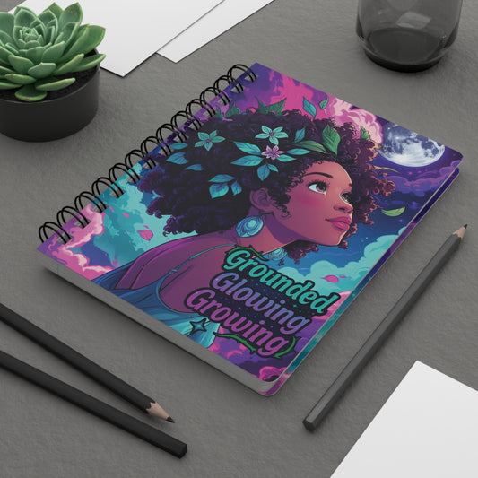 Starlit Roots Spiral Notebook
