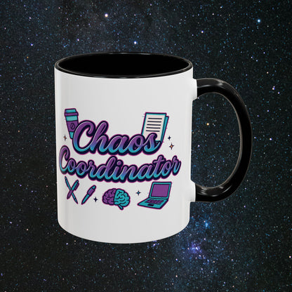 Chaos Coordinator Accent Coffee Mug