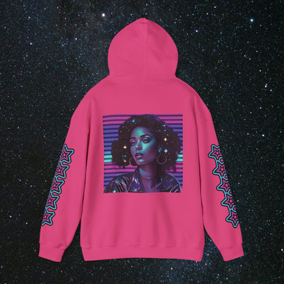 Retro Radiance - Women's Pullover Hoodie
