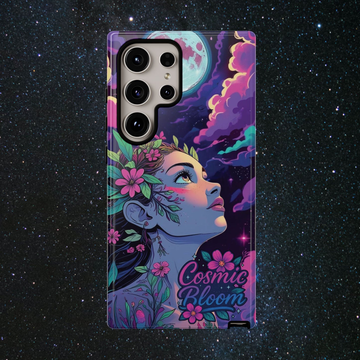 Cosmic Bloom Luminex Phone Case