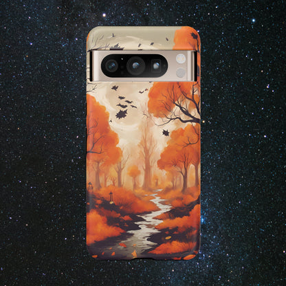 Whispering Autumn Brook Luminex Phone Case