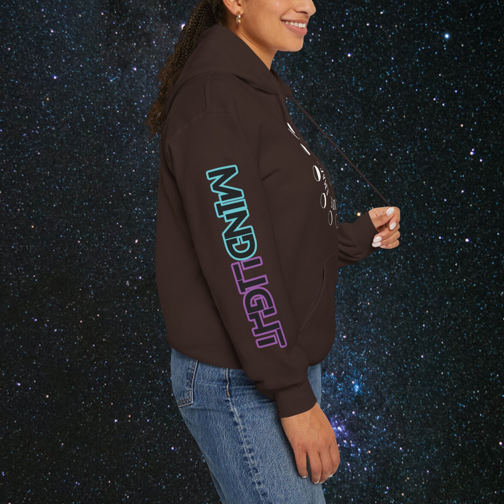 Chrysalis Women's Pullover Hoodie - MindLight Apparel - Chrysalis Women's Pullover Hoodie - Dark Chocolate - S -