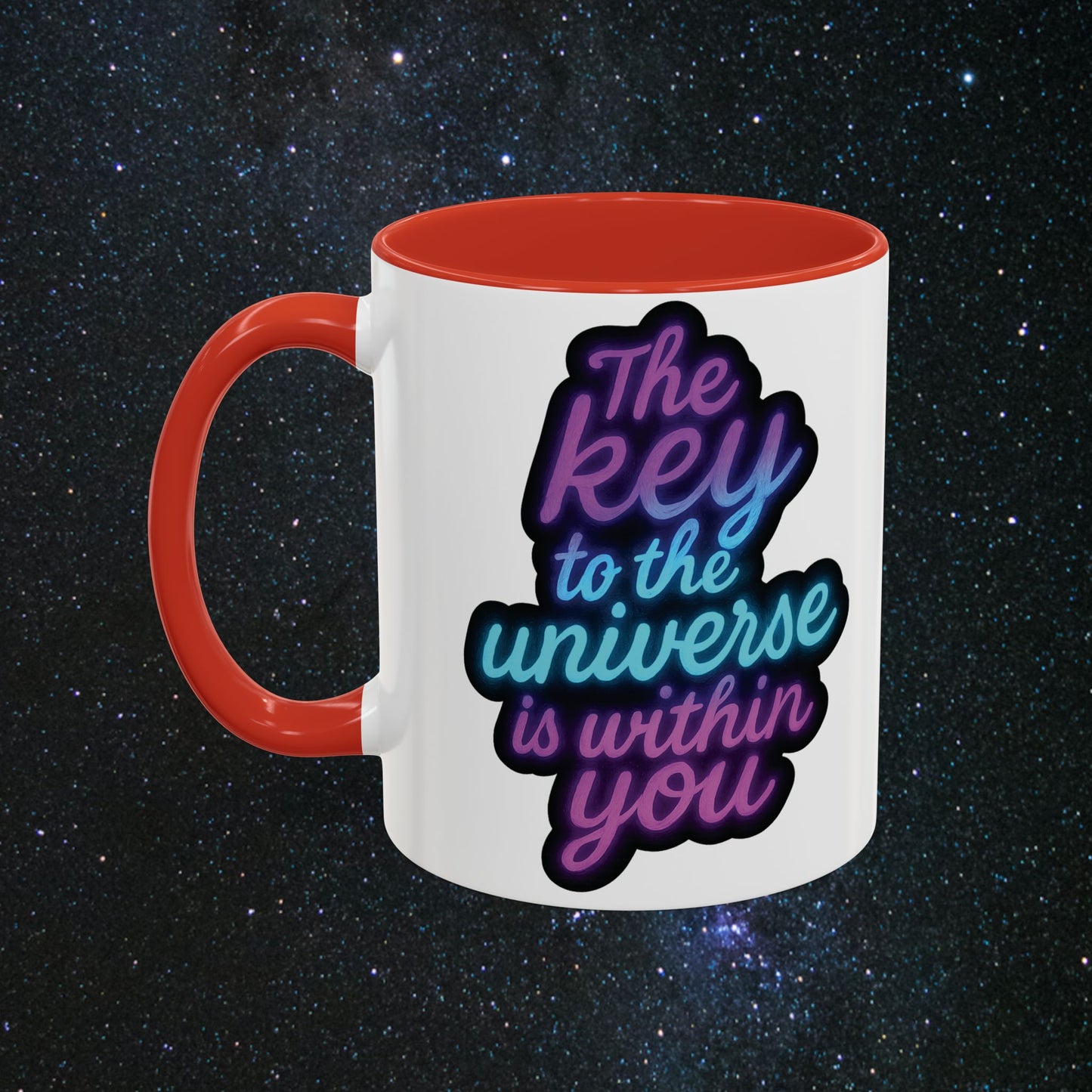 Key To The Universe Accent Coffee Mug