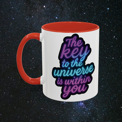 Key To The Universe Accent Coffee Mug