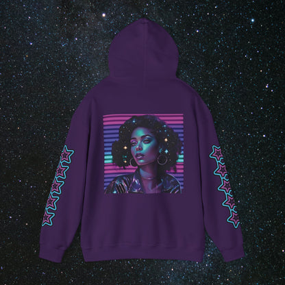 Retro Radiance - Women's Pullover Hoodie