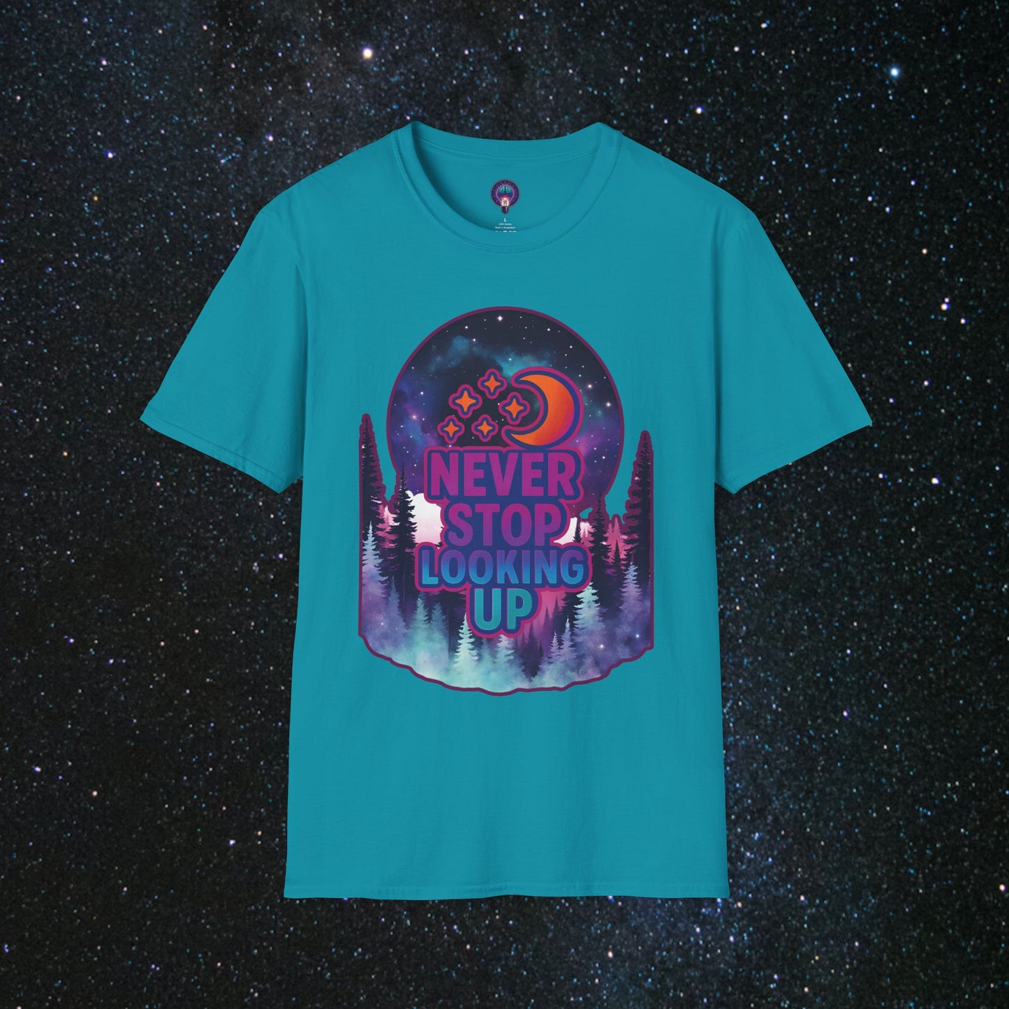 Never Stop Looking Up Softstyle Tee