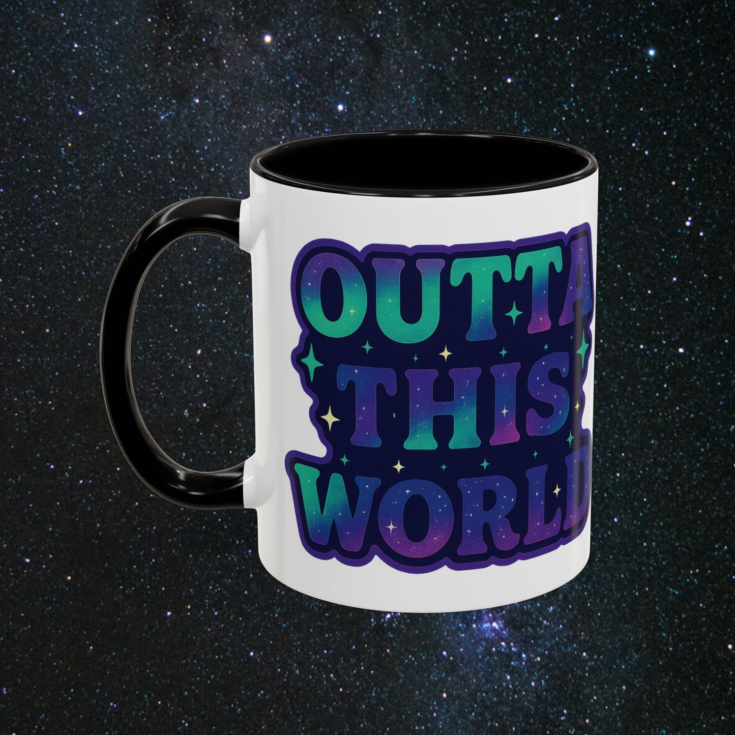 Hypnotic Moon Accent Coffee Mug