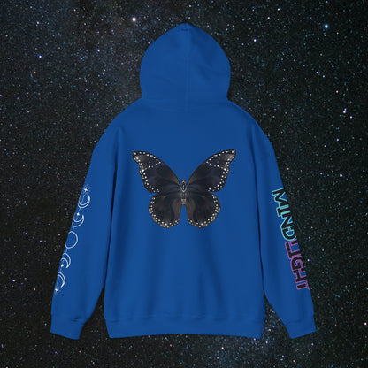 Chrysalis Women's Pullover Hoodie - MindLight Apparel - Chrysalis Women's Pullover Hoodie - Dark Chocolate - S -