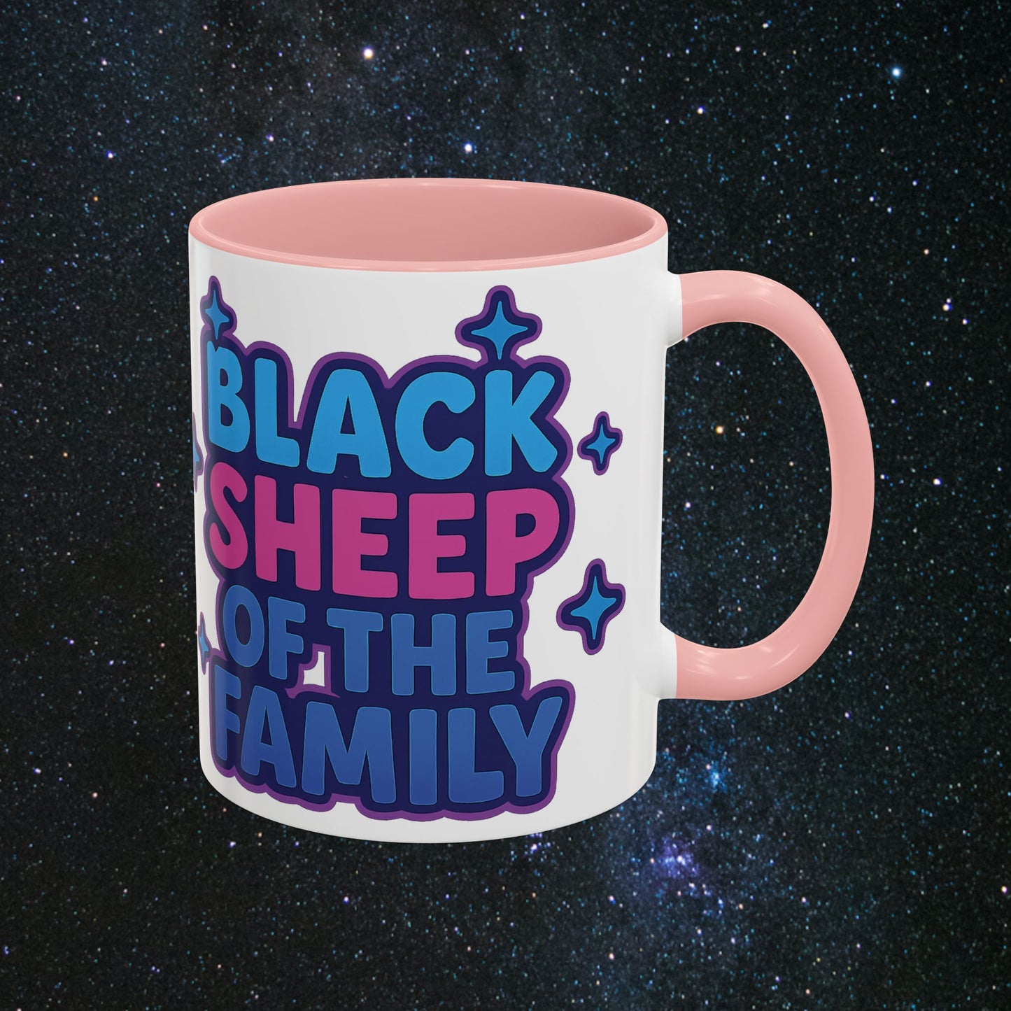 'Black Sheep' Accent Coffee Mug