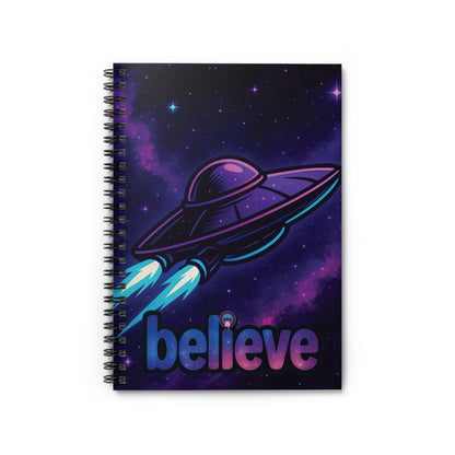 MindLight Believe Spiral Notebook - Ruled Line