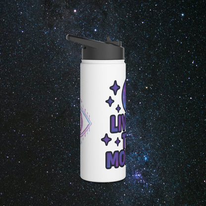 Live In The Moment Stainless Steel Water Bottle