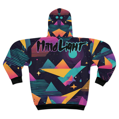 Retro Geometric Universe Hoodie