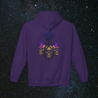 Ethereal Skull & Rose Hoodie