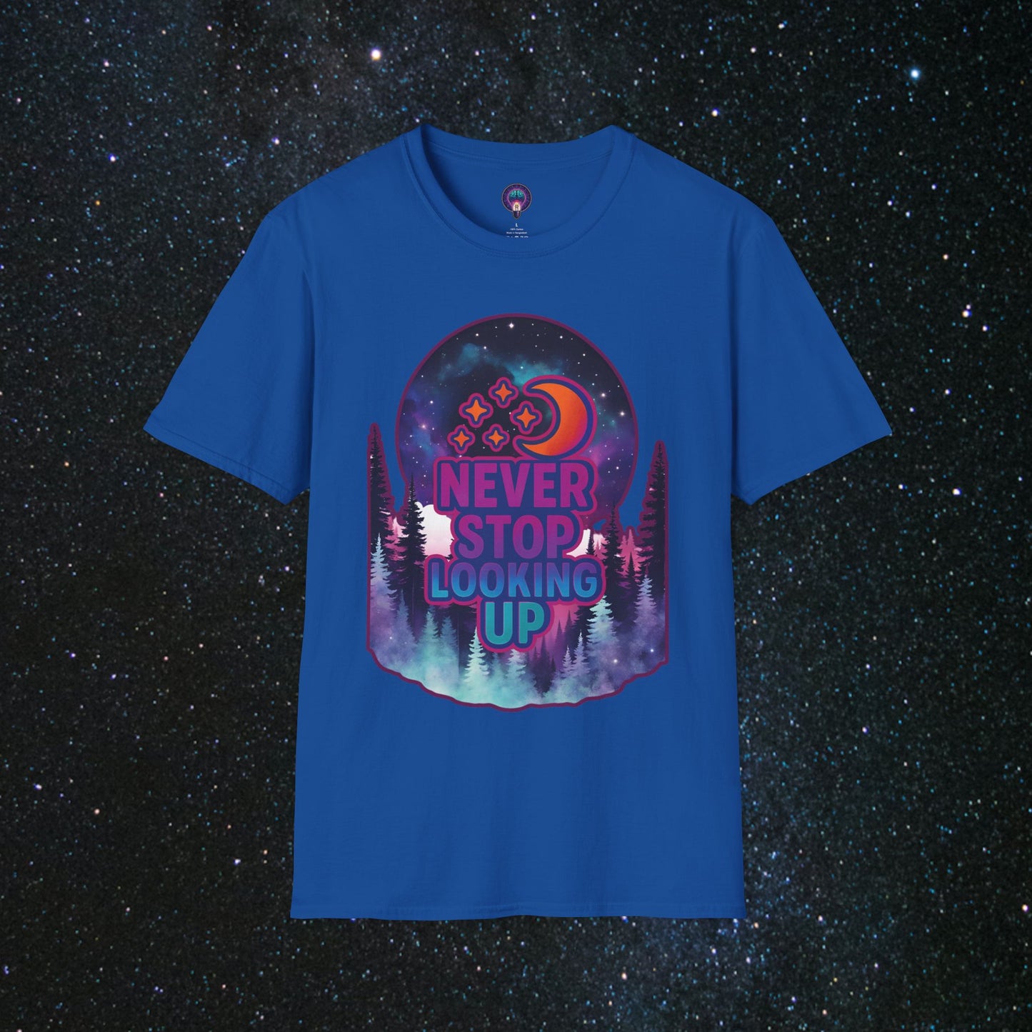 Never Stop Looking Up Softstyle Tee