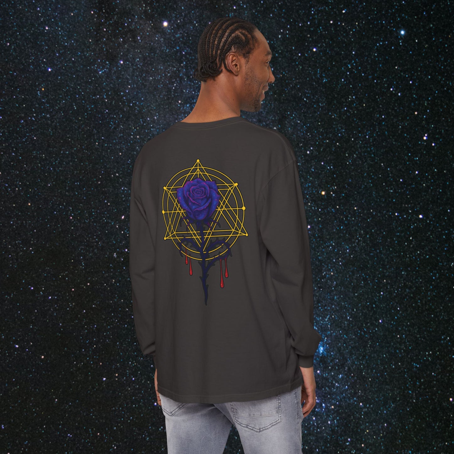 ComoGoth Rose Long Sleeve Tee
