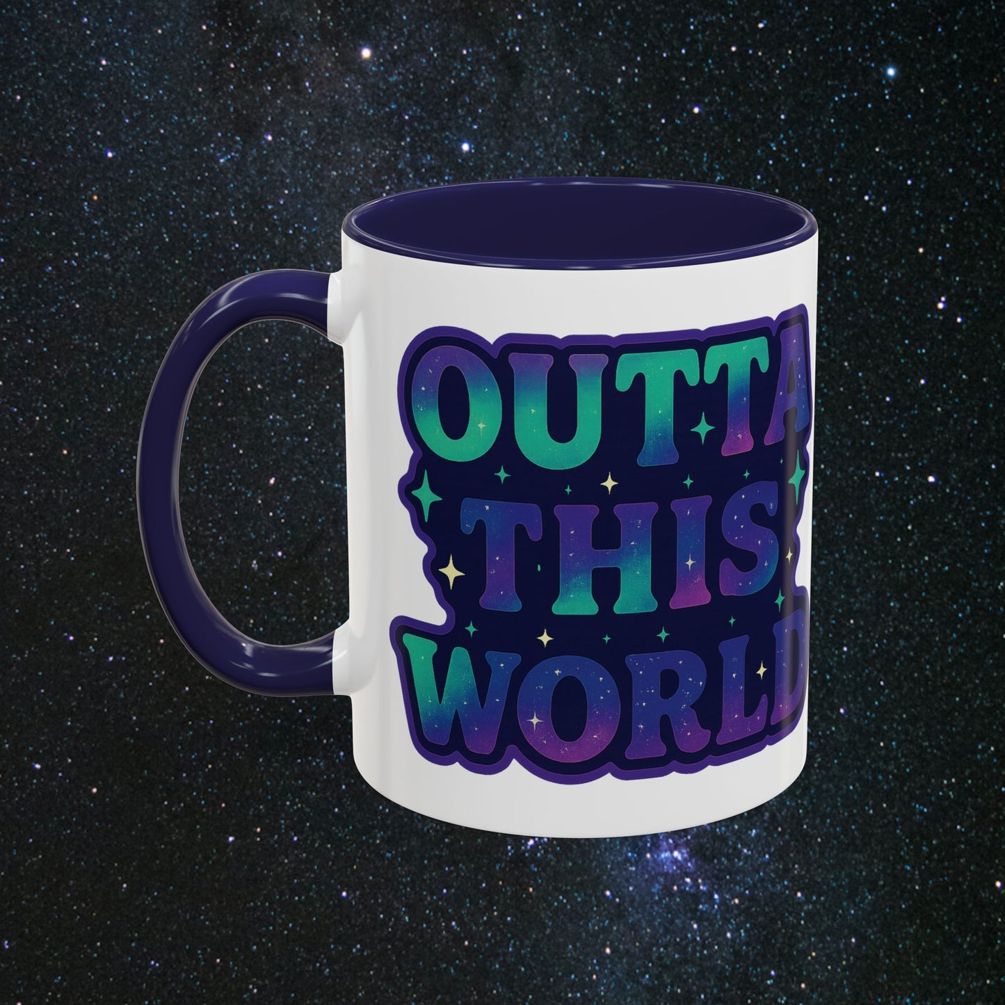 Hypnotic Moon Accent Coffee Mug