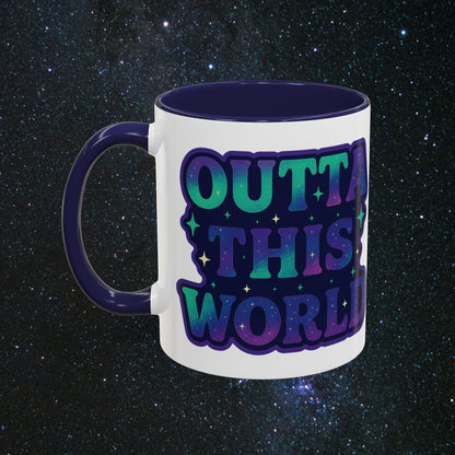 Hypnotic Moon Accent Coffee Mug