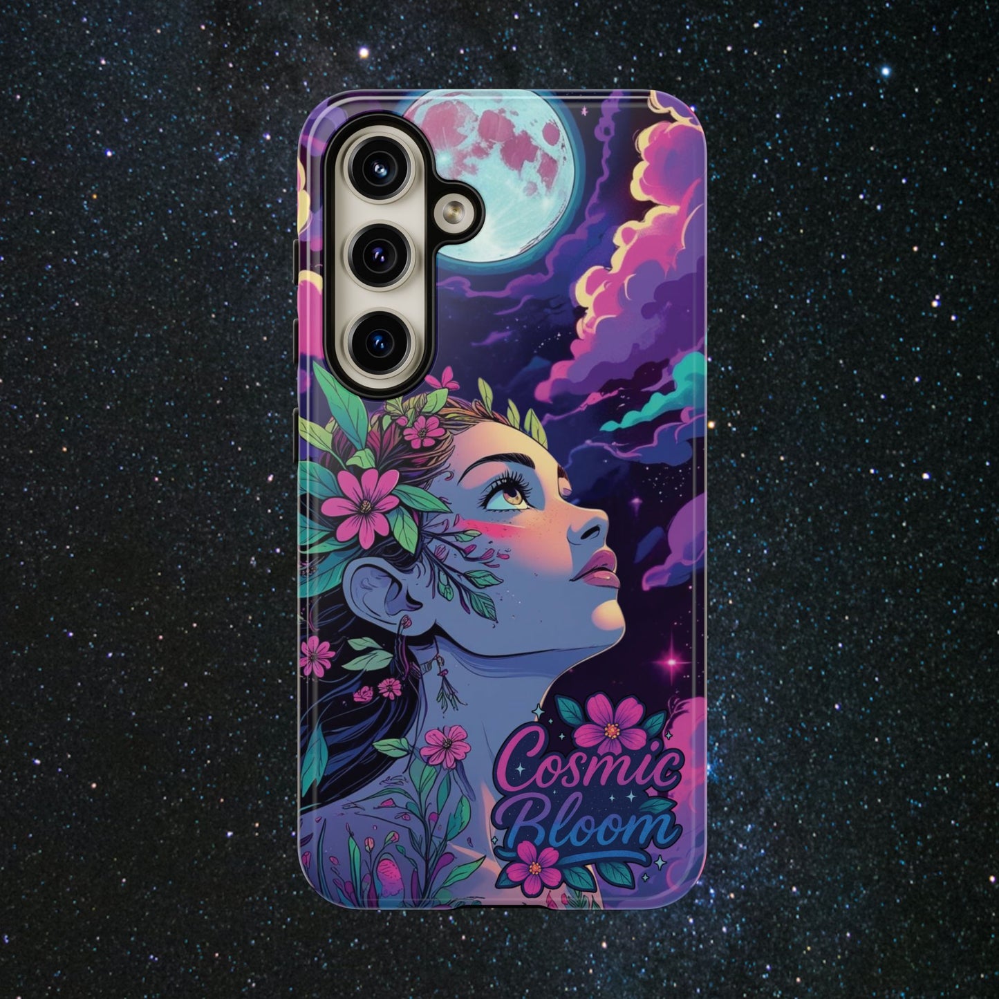 Cosmic Bloom Luminex Phone Case