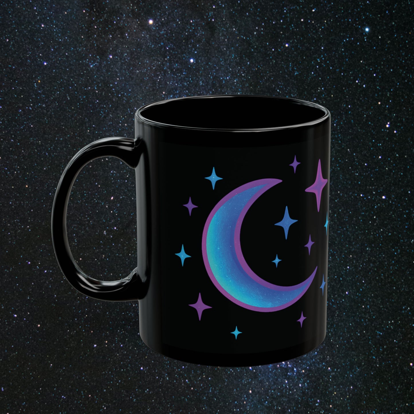 Divinely Guided Black Mug