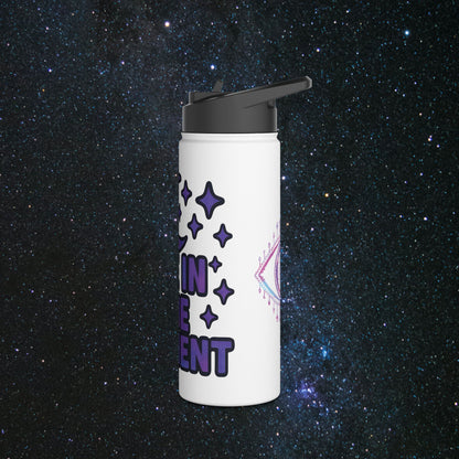 Live In The Moment Stainless Steel Water Bottle
