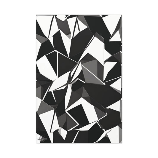 50 Shades Of Black Canvas Gallery Wrap - MindLight Apparel - 50 Shades Of Black Canvas Gallery Wrap - 32″ x 48″ - 1.25" - 