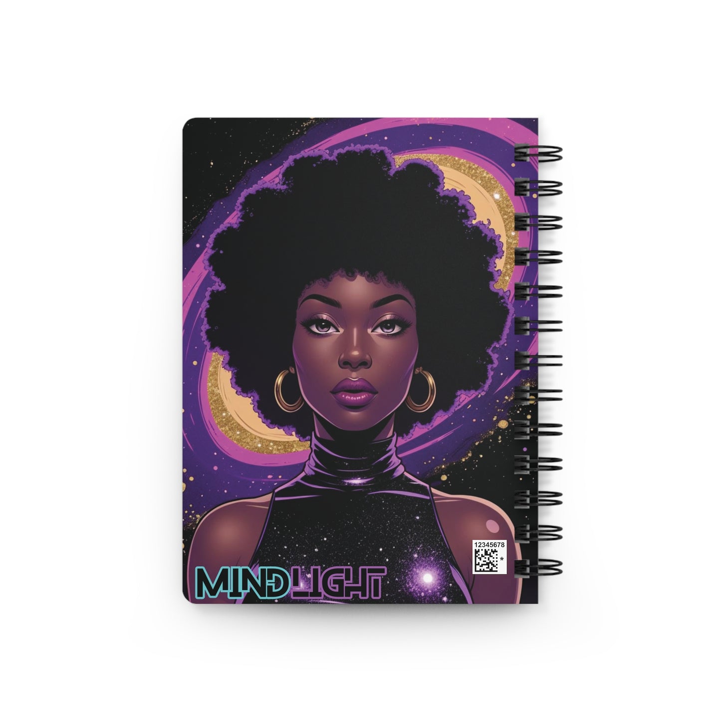 Cosmic Radiance Spiral Notebook