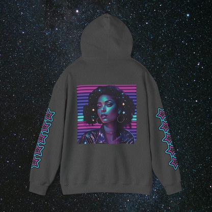 Retro Radiance - Women's Pullover Hoodie