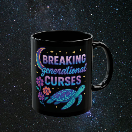 Serenity Black Mug