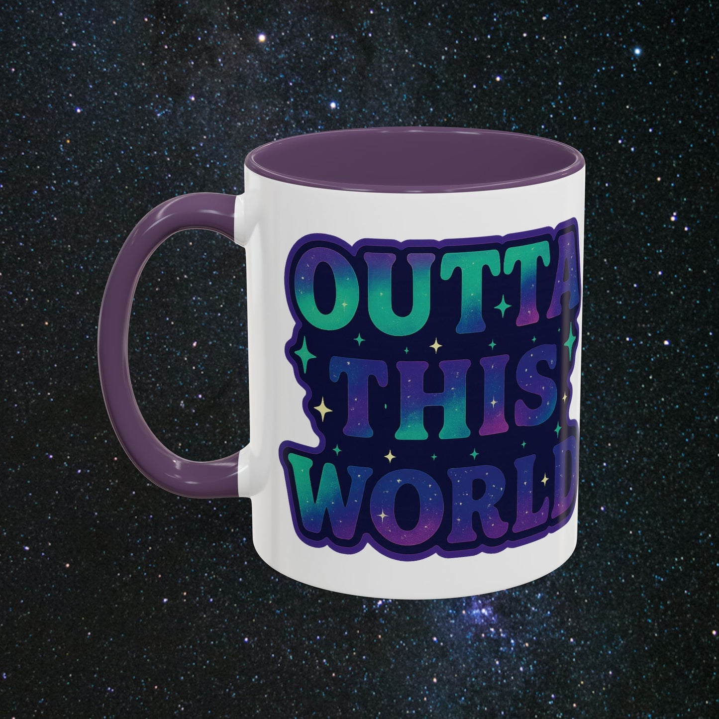 Hypnotic Moon Accent Coffee Mug