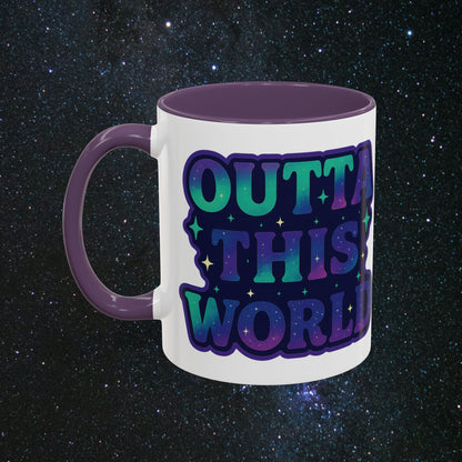 Hypnotic Moon Accent Coffee Mug