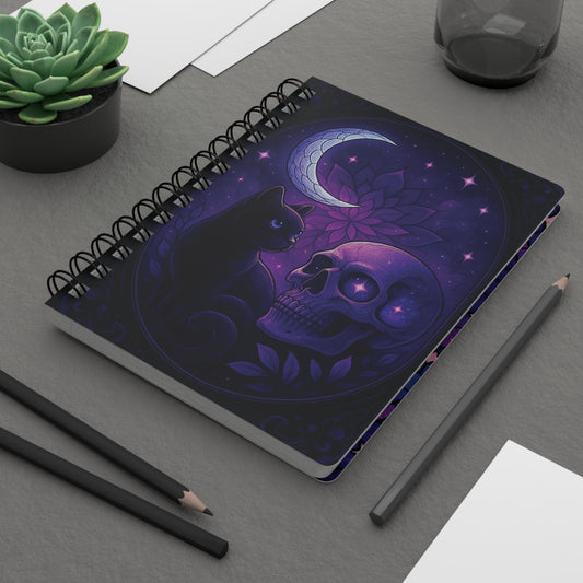 Luna Whispers Spiral Notebook