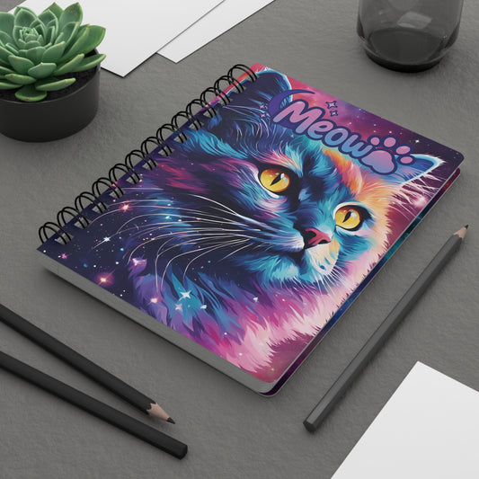 Cosmic Kitty Spiral Notebook