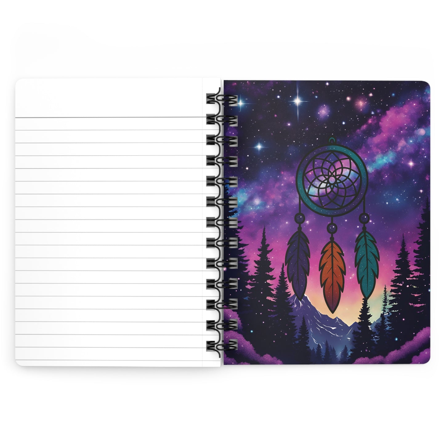 Cosmic Dream Walker Spiral Notebook