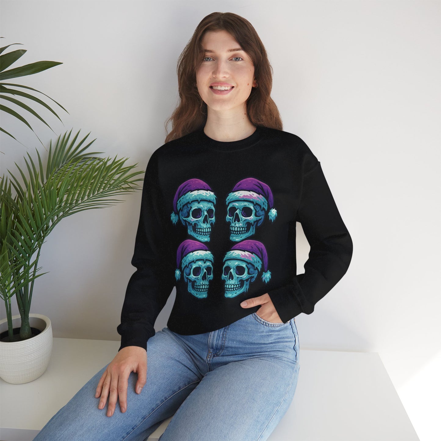 Dead of Winter Spooky Christmas Unisex Long Sleeve Sweatshirt