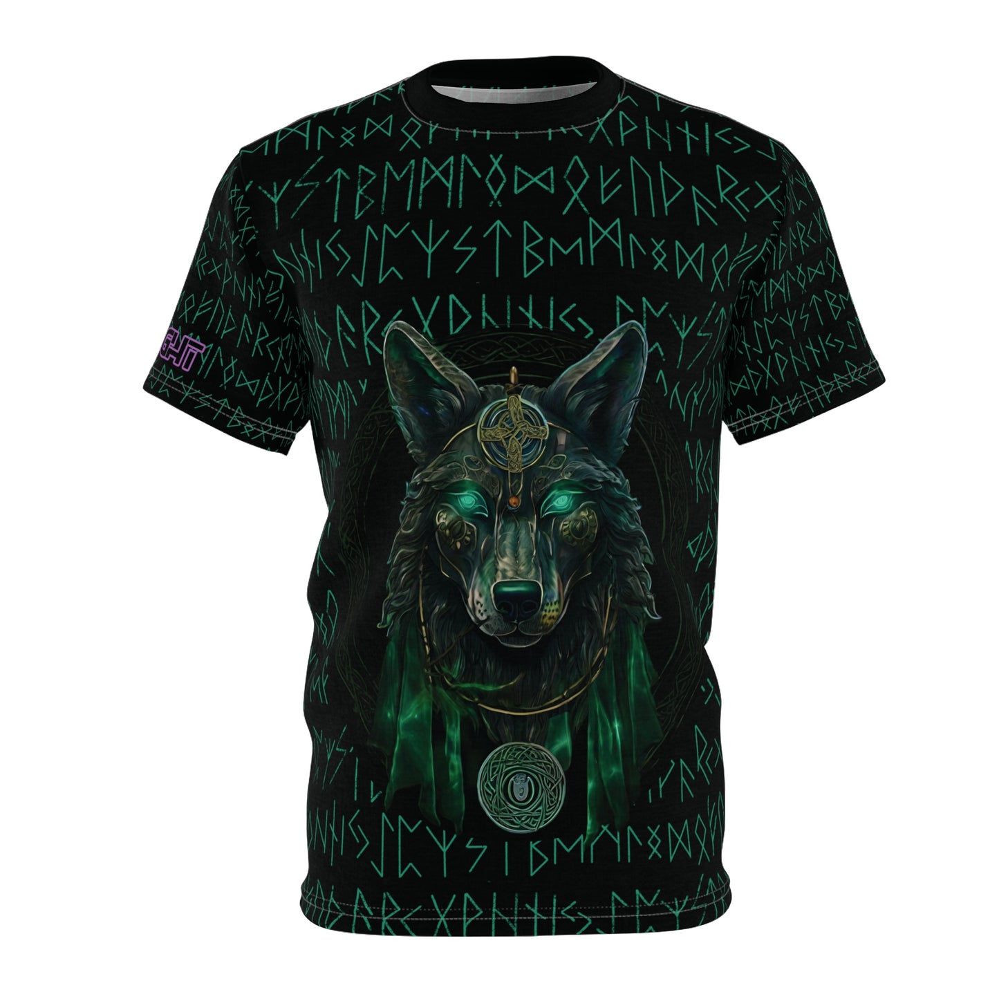 Call of the Wolf Mystical Glyph Unisex Softstyle Tee