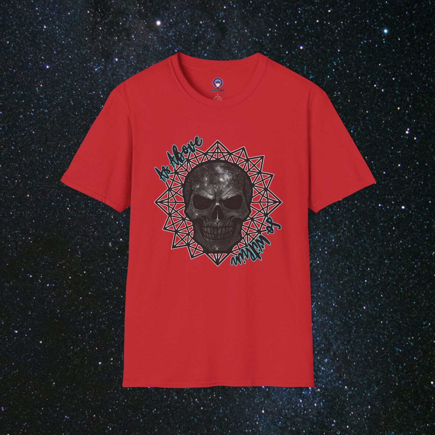 Fractal Abyss Softstyle Tee