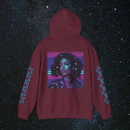 Retro Radiance - Women's Pullover Hoodie