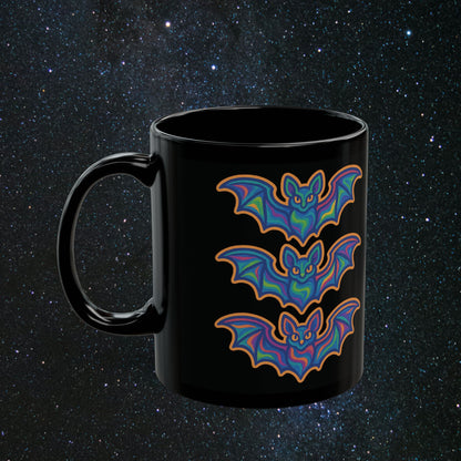 Psychedelic Halloween Black Mug