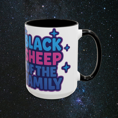 'Black Sheep' Accent Coffee Mug