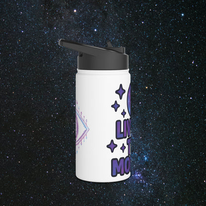 Live In The Moment Stainless Steel Water Bottle