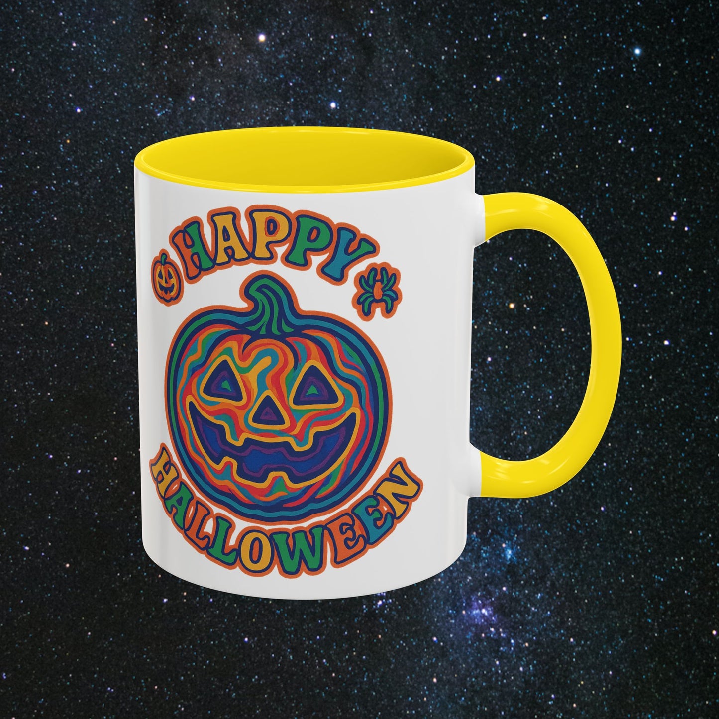 Psychedelic Halloween Accent Coffee Mug